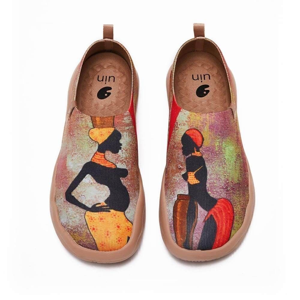 UIN Women's Walking Travel Shoes Casual Lightweight Comfort Sneaker (Dance Now)